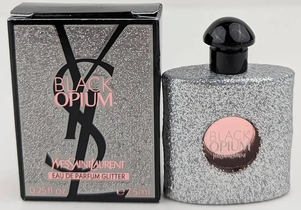YSL Black Opium Glittery Bottle